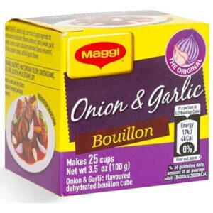MAGGI Bou Cubes Garlic-Onion 25pc 6x3.5oz