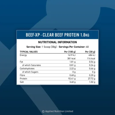 Beef- XP Clear 1.8KG + FREE BEEF-XP (150G) + FREE SHAKER