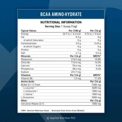 BCAA Amino Hydrate 450g