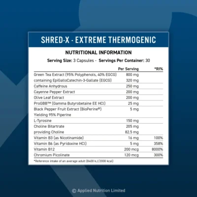 SHRED X 90 VEGGIE CAPSULES
