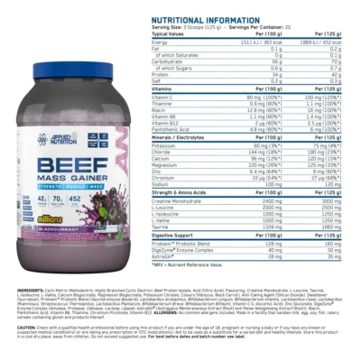 Beef Mass Gainer