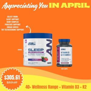 40+ Wellness Range & Sleep Support + Vitamin D3+K2