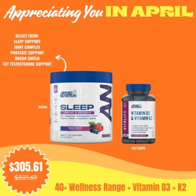 40+ Wellness Range & Sleep Support + Vitamin D3+K2