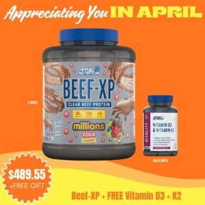 Beef- XP + Free Vitamin D3+K2 + Free Gift