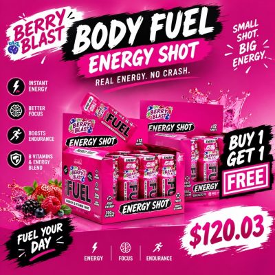 BUY 1 BODY FUEL™ Energy Shot And GET 1 FREE