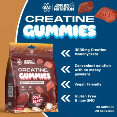 Creatine Monohydrate Gummies (20 Servings)
