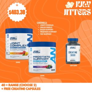 40+ Wellness Range + (CHOOSE 2) + Free Creatine Capsules
