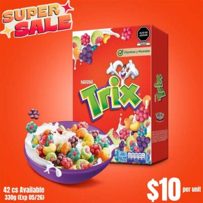 TRIX Fruit Flavoured Cereal 330g Box